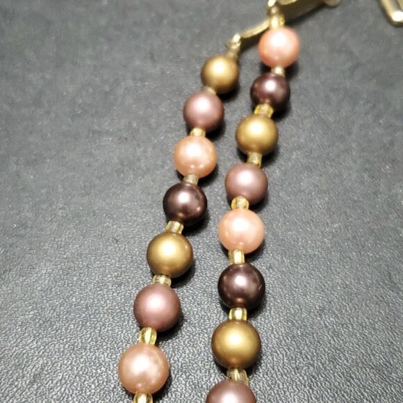 Vintage double strand beaded necklace - Picture 5 of 12